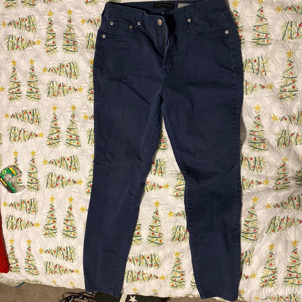 Navy blue jeans/school pants